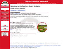 Tablet Screenshot of newloverealty.com